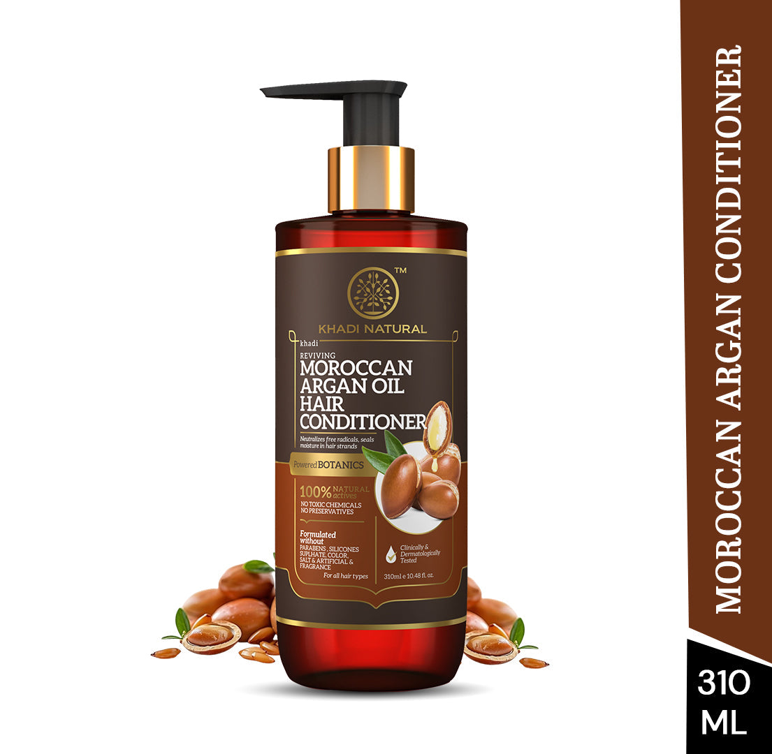 Khadi Natural Moroccan Argan Hair Conditioner - 310ml - Image 6 - Buy from Indicrest