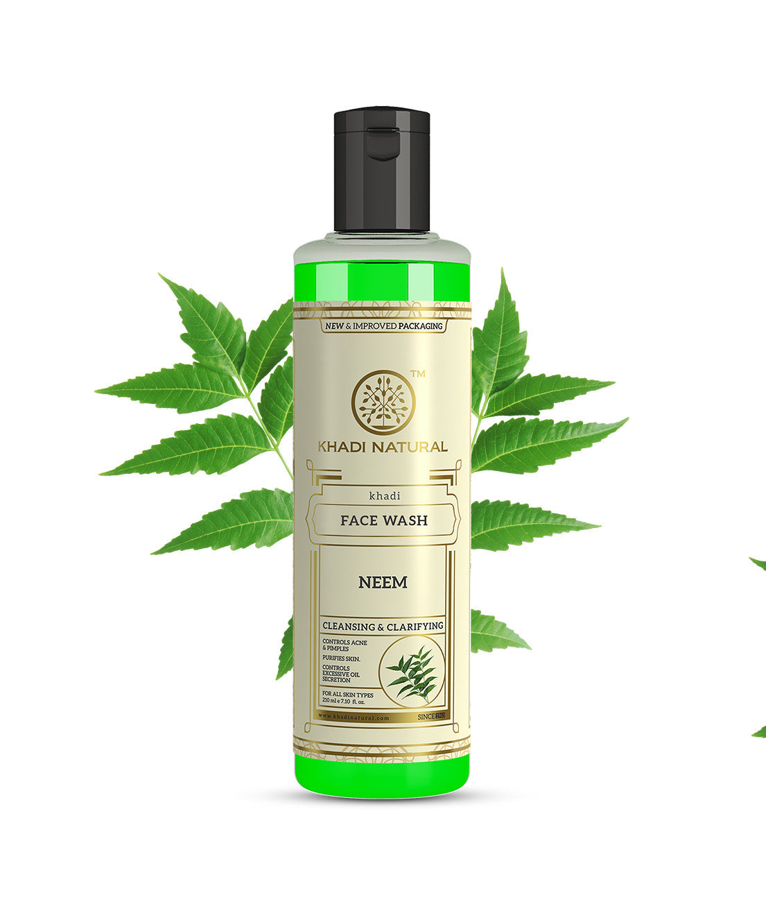 Khadi Natural Neem Face Wash - 210ml - Image 7 - Buy from Indicrest