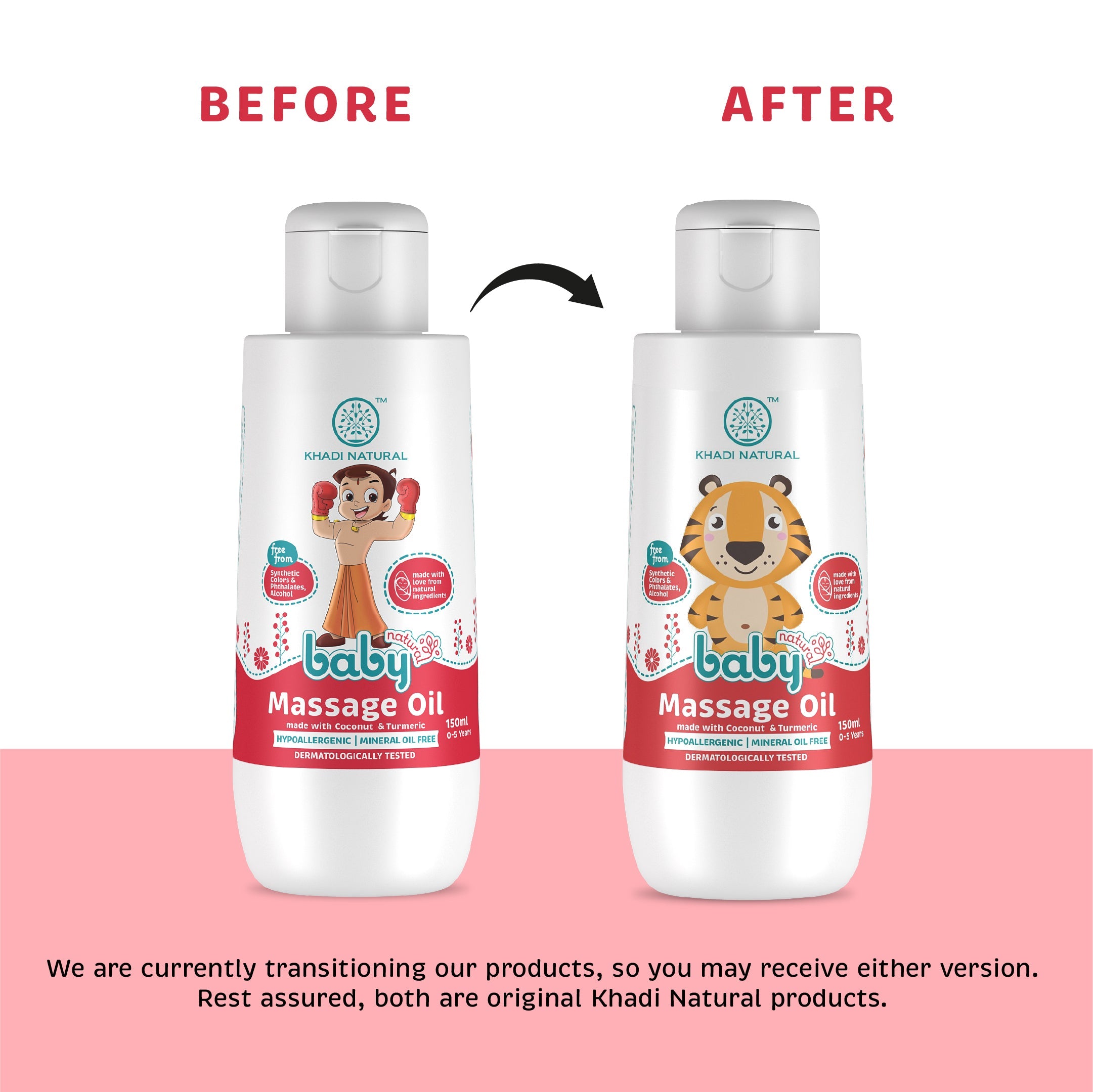 Khadi Natural Baby Massage Oil with Coconut and Turmeric for Nourishing Skin - 150ml - Image 7 - Buy from Indicrest