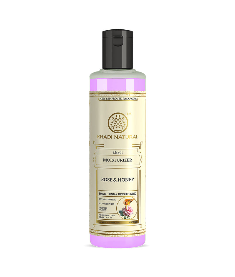 Khadi Natural Rose & Honey Moisturizer - 210ml - Buy from Indicrest
