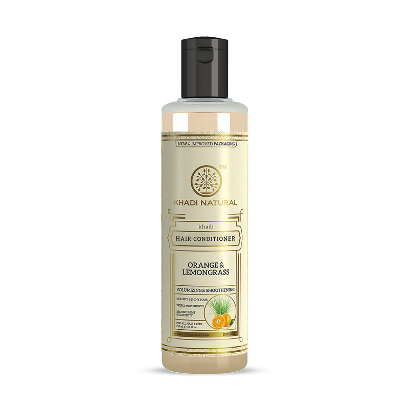 Khadi Natural Herbal Orange Lemongrass Hair Conditioner - 210ml - Buy from Indicrest