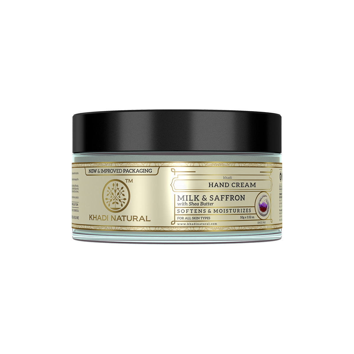 Khadi Natural Milk & Saffron Hand Cream - 50gm - Buy from Indicrest