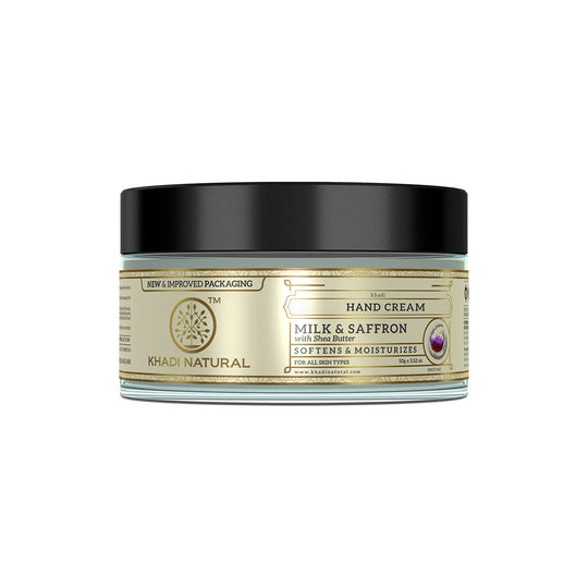 Khadi Natural Milk & Saffron Hand Cream - 50gm - Buy from Indicrest