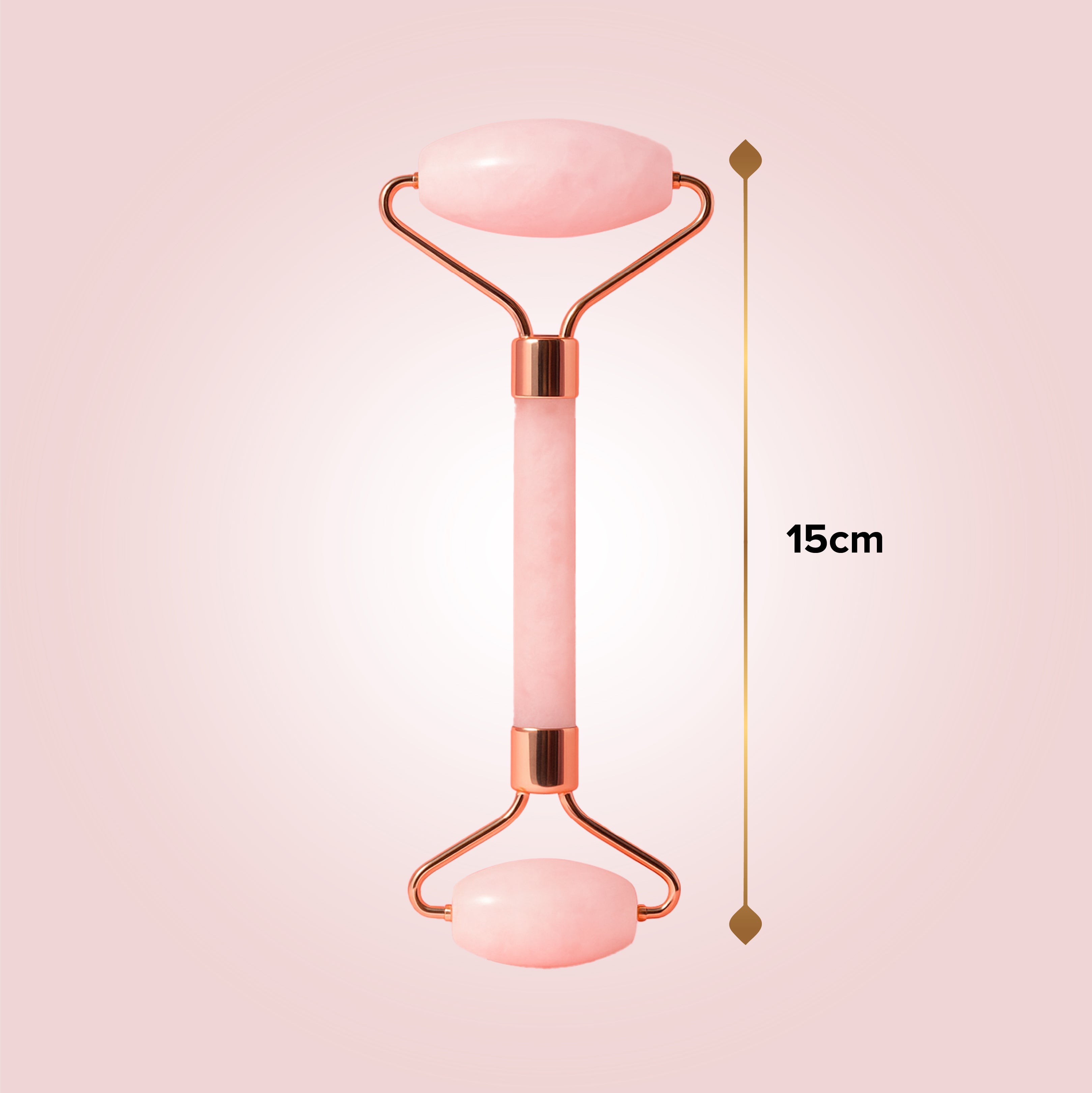 Khadi Natural Rose Quartz Facial Roller - Image 7 - Buy from Indicrest