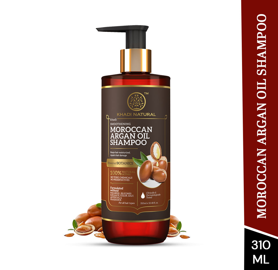 Khadi Natural Moroccan Argan Hair Shampoo Sulphate free - 310ml - Image 6 - Buy from Indicrest