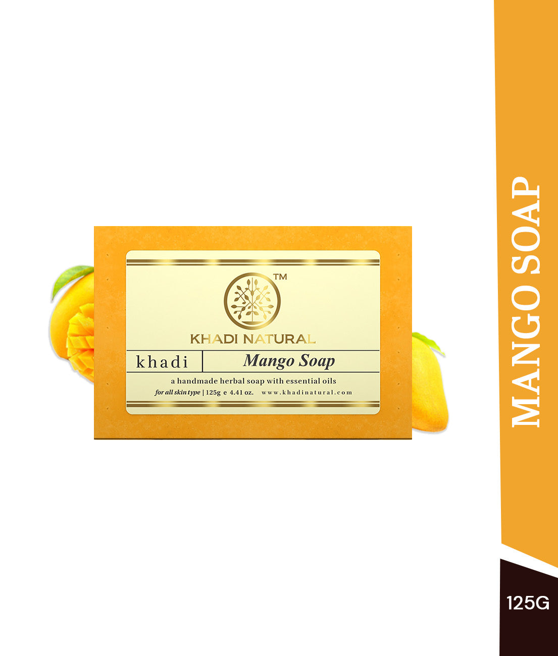 Khadi Natural Mango Soap - 125gm - Image 7 - Buy from Indicrest