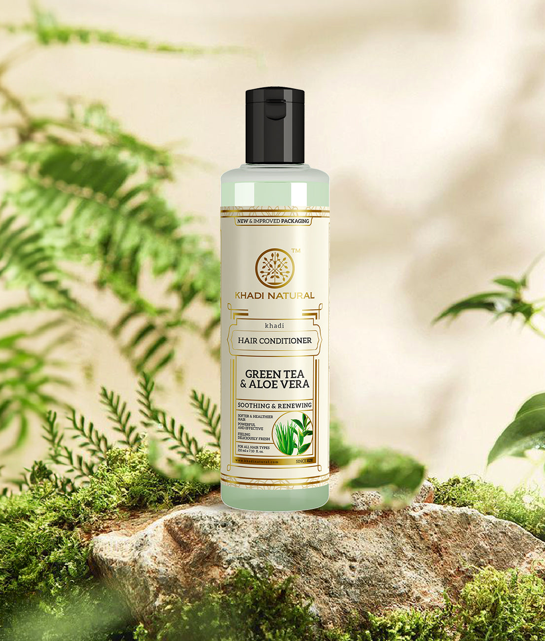 Khadi Natural Green tea and Aloe Vera conditioner Combo Pack Of 2 – 210ml Each Sale - Image 9 - Buy from Indicrest