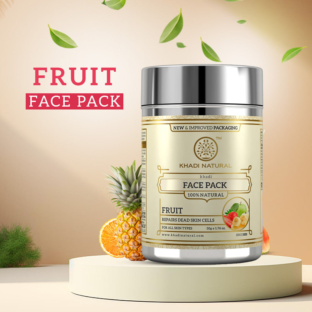 Khadi Natural Fruit Face Pack - 50gm - Image 7 - Buy from Indicrest
