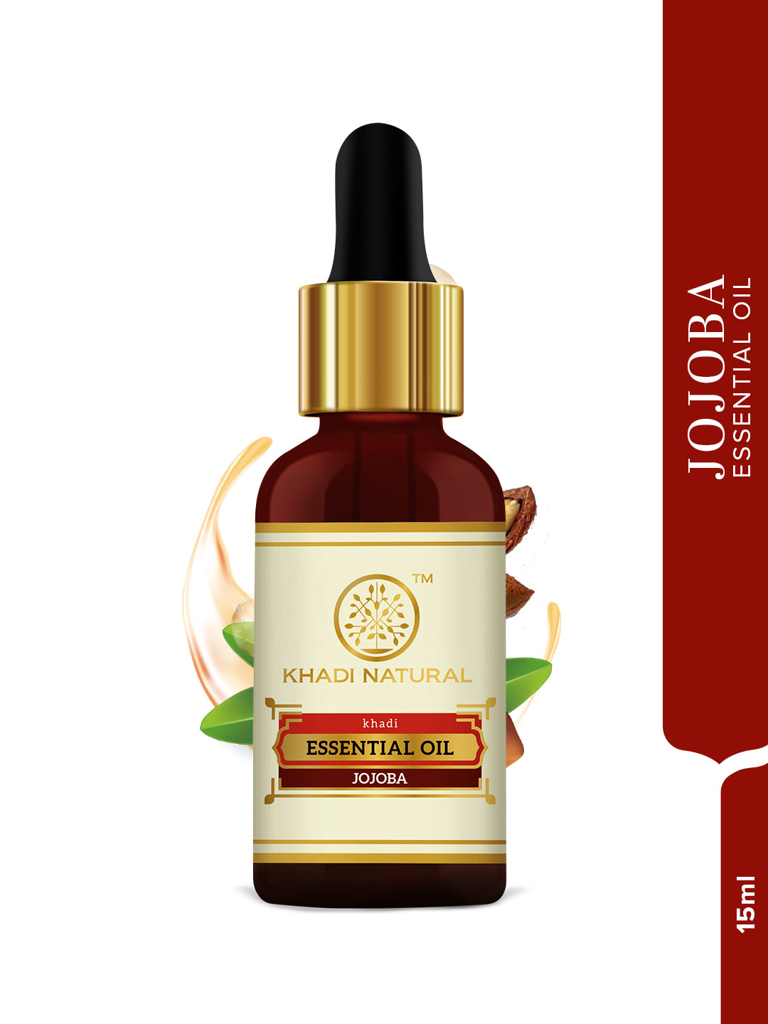 Khadi Natural Jojoba - Pure Essential Oil - 15ml - Image 7 - Buy from Indicrest