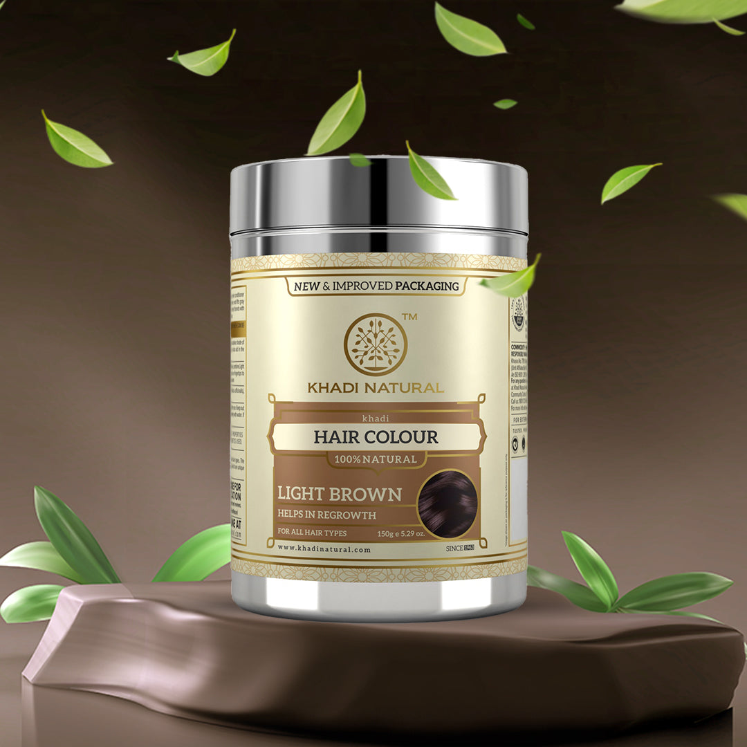 Khadi Natural Herbal Hair Colour Light Brown - 150gm - Image 7 - Buy from Indicrest