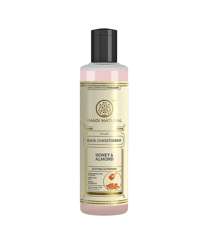 Khadi Natural Honey & Almond Hair Conditioner - 210ml - Buy from Indicrest