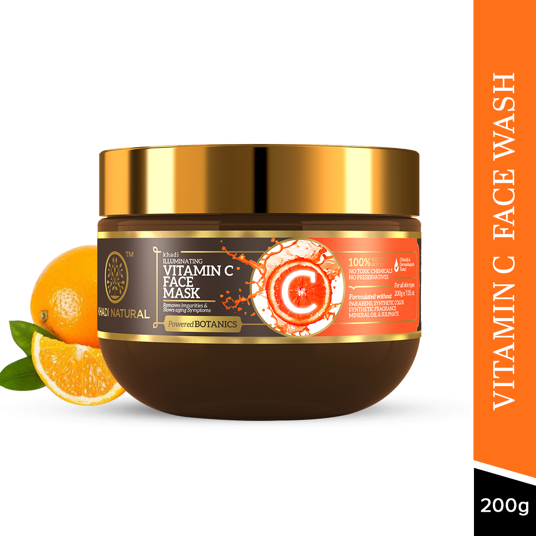 Khadi Natural Vitamin C Face Mask - 200gm - Image 7 - Buy from Indicrest