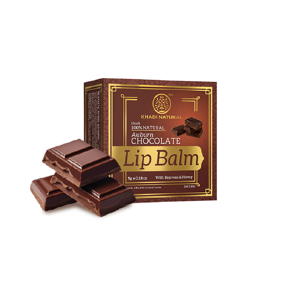 Khadi Natural Chocolate Lip Balm - 5gm - Image 5 - Buy from Indicrest
