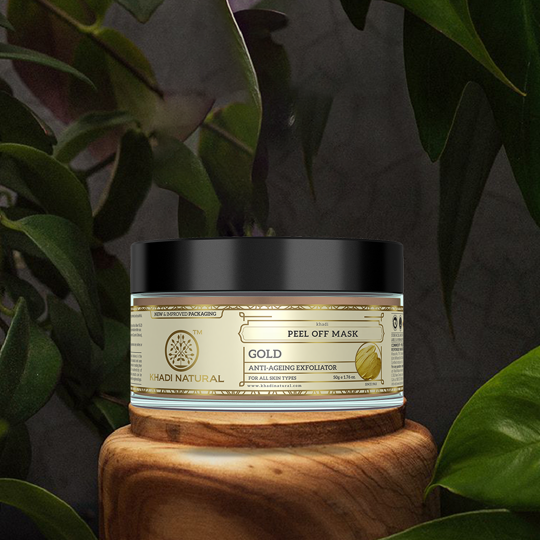 Khadi Natural Gold Peel Off Mask - 50gm - Image 7 - Buy from Indicrest