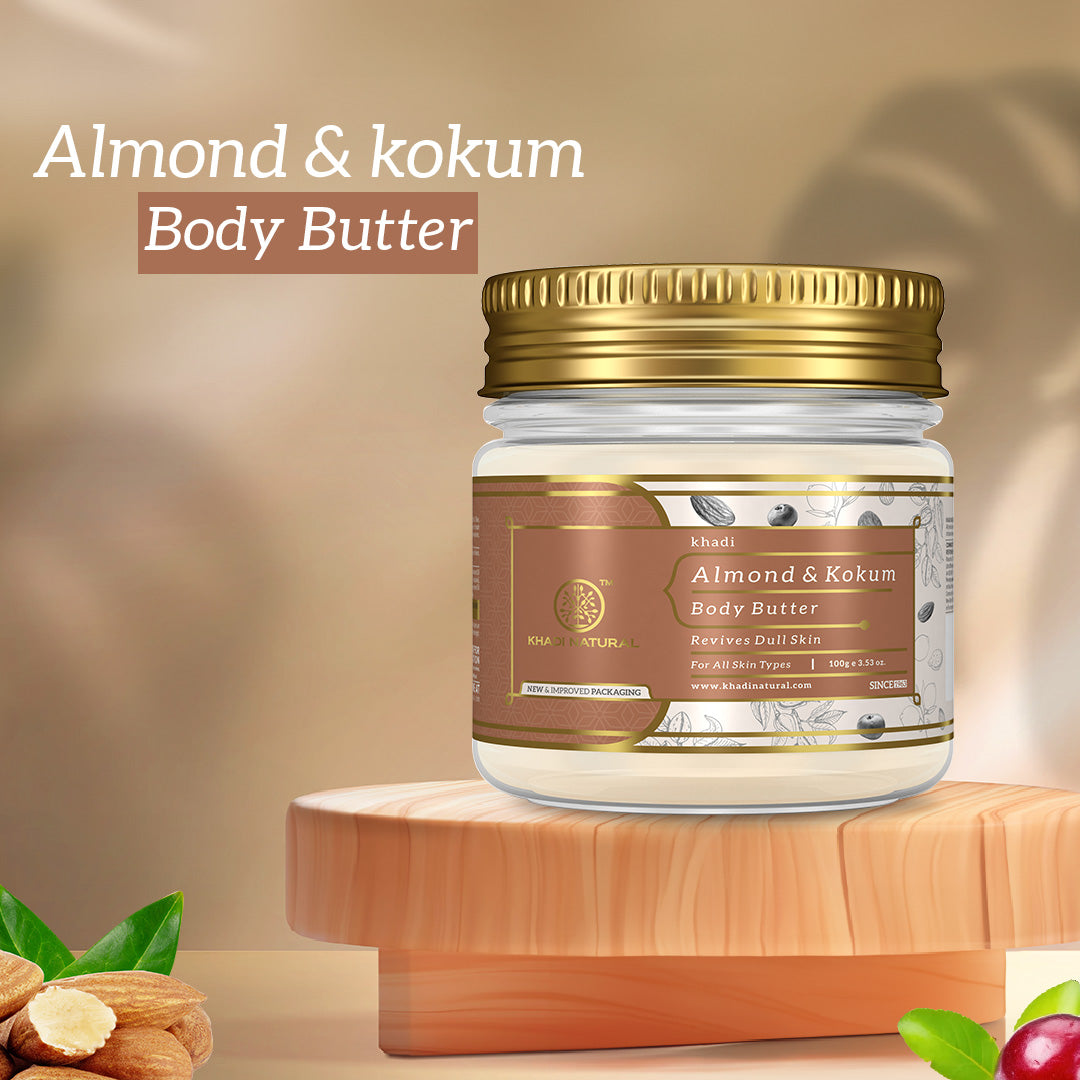 Khadi Natural Almond & Kokum Body Butter - 100gm Sale - Image 6 - Buy from Indicrest