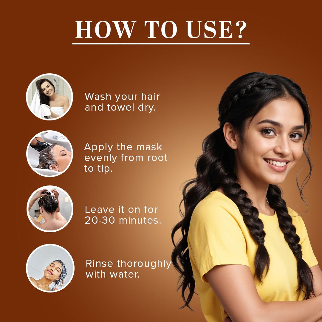 Khadi Natural Moroccan Argan Oil Hair Mask – SLS, Paraben & Color-Free - 200gm - Image 4 - Buy from Indicrest