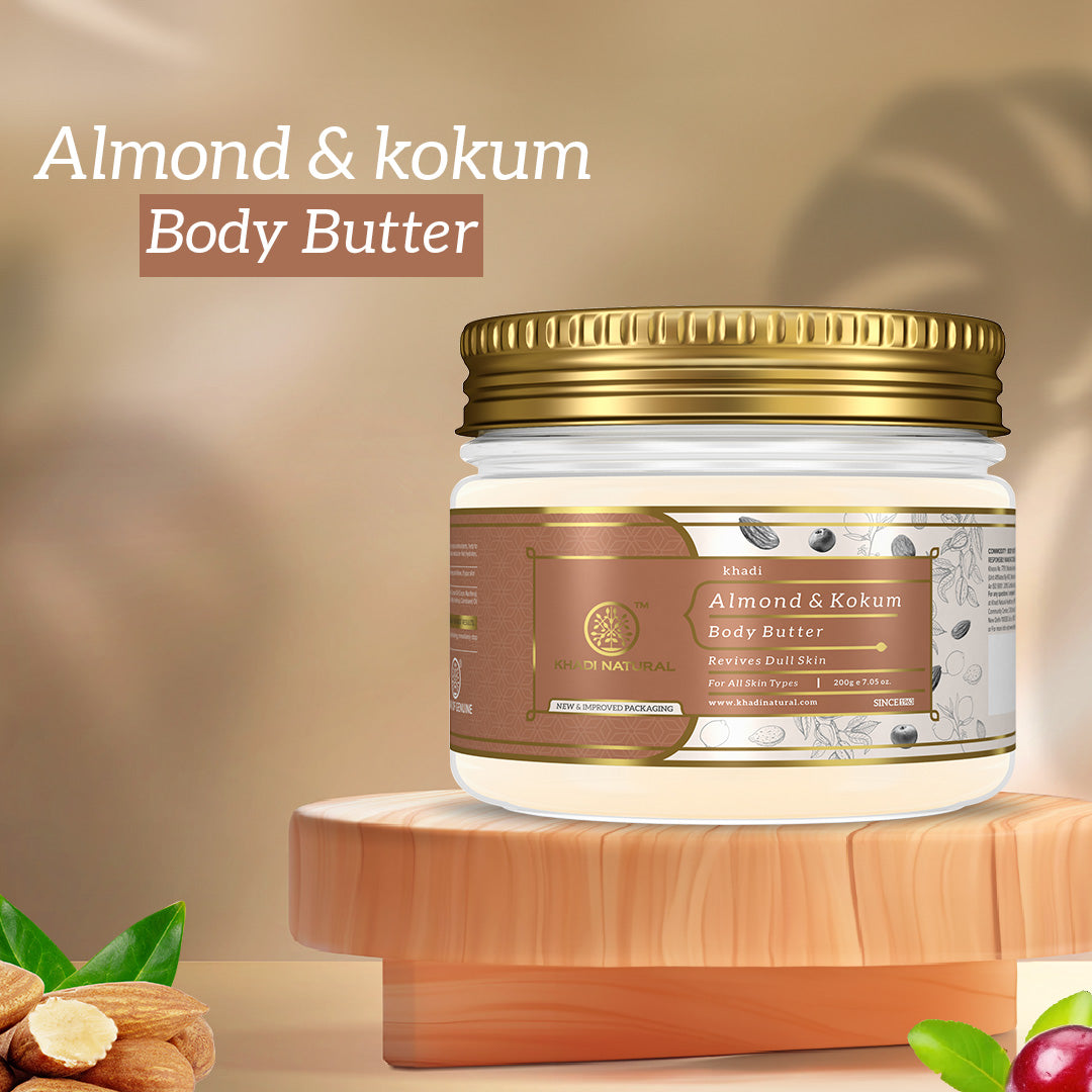 Khadi Natural Almond & Kokum Body Butter - 200gm - Image 6 - Buy from Indicrest