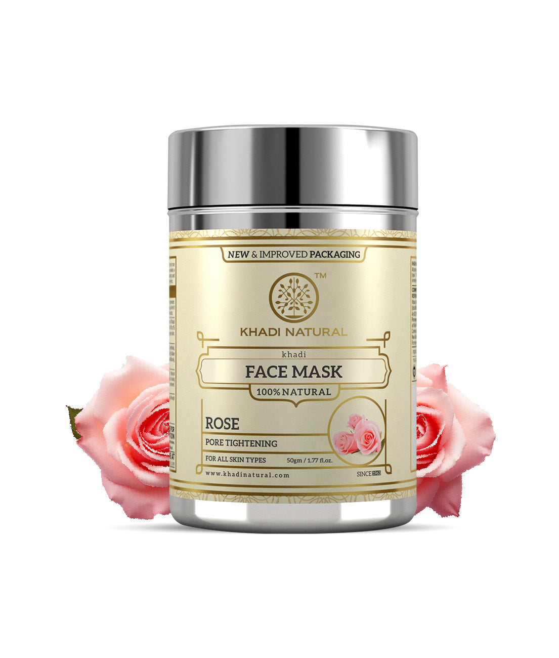 Khadi Natural Rose Face Mask - 50gm - Image 7 - Buy from Indicrest