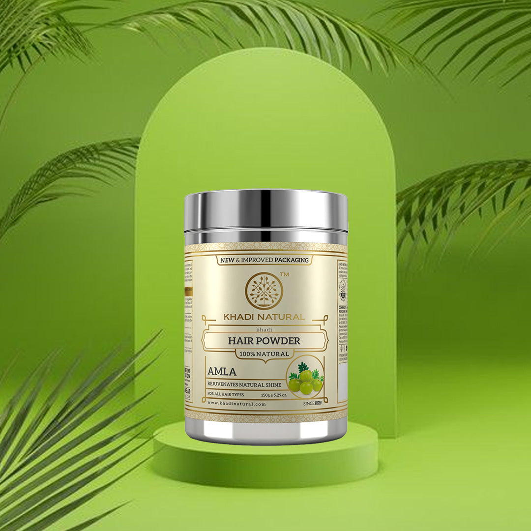 Khadi Natural Organic Amla Hair Color Powder - 150gm - Image 7 - Buy from Indicrest