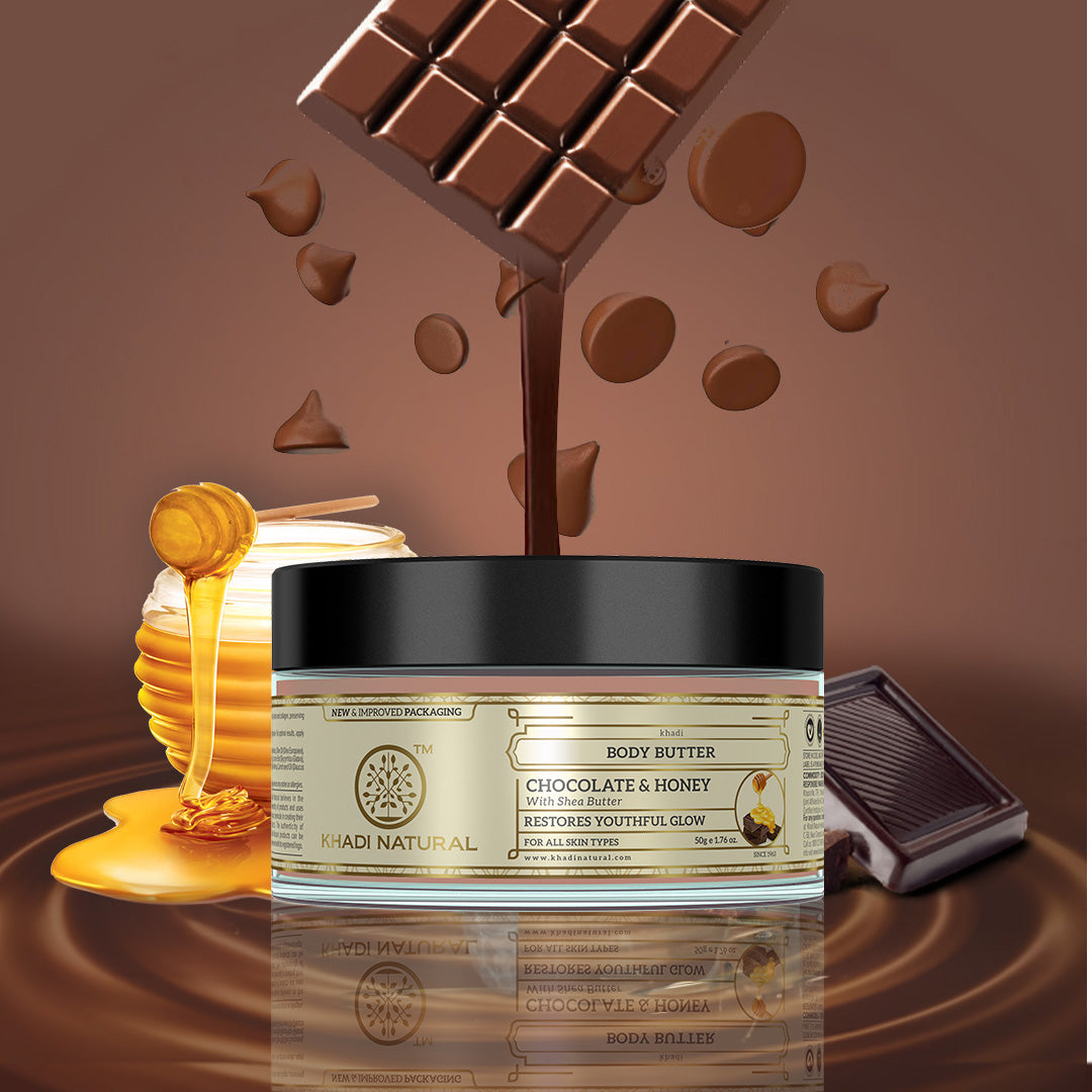 Khadi Natural Chocolate Honey Body Butter - 50gm - Image 6 - Buy from Indicrest