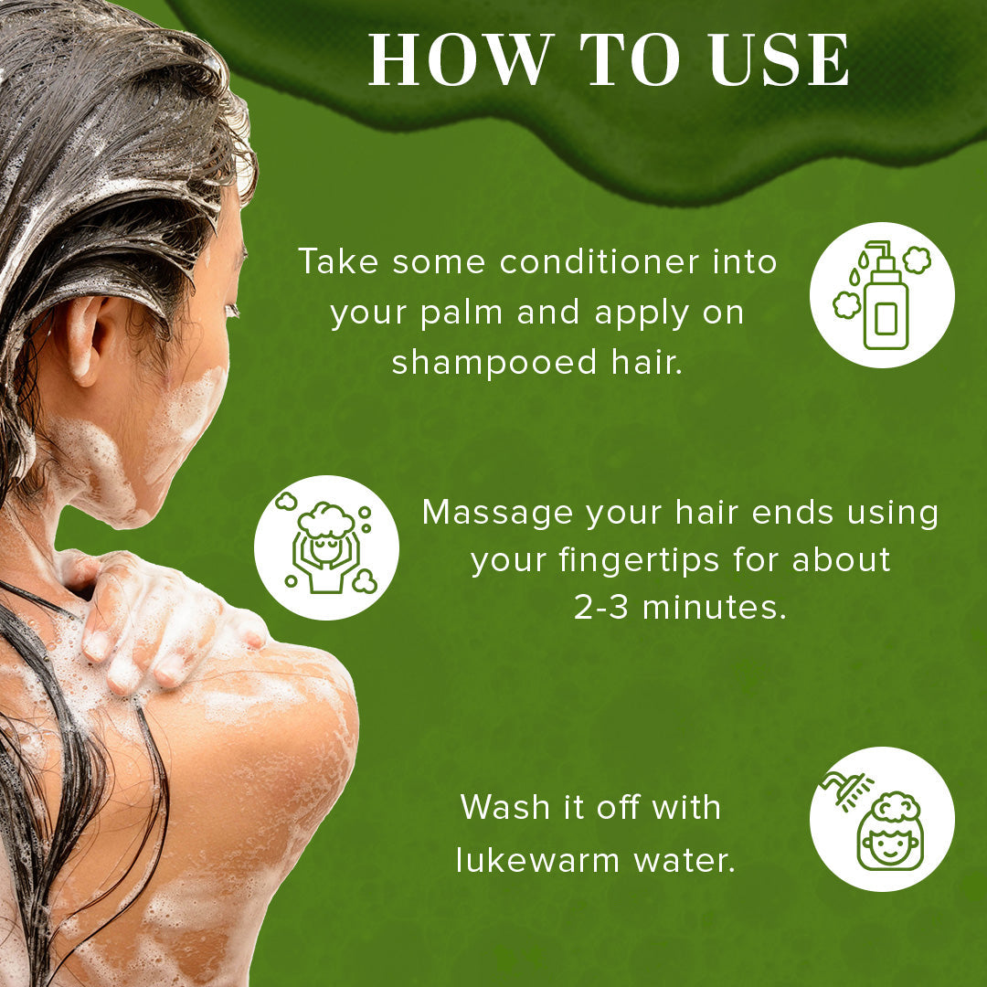 Khadi Natural Greentea & Aloevera Hair Conditioner - 210ml - Image 4 - Buy from Indicrest