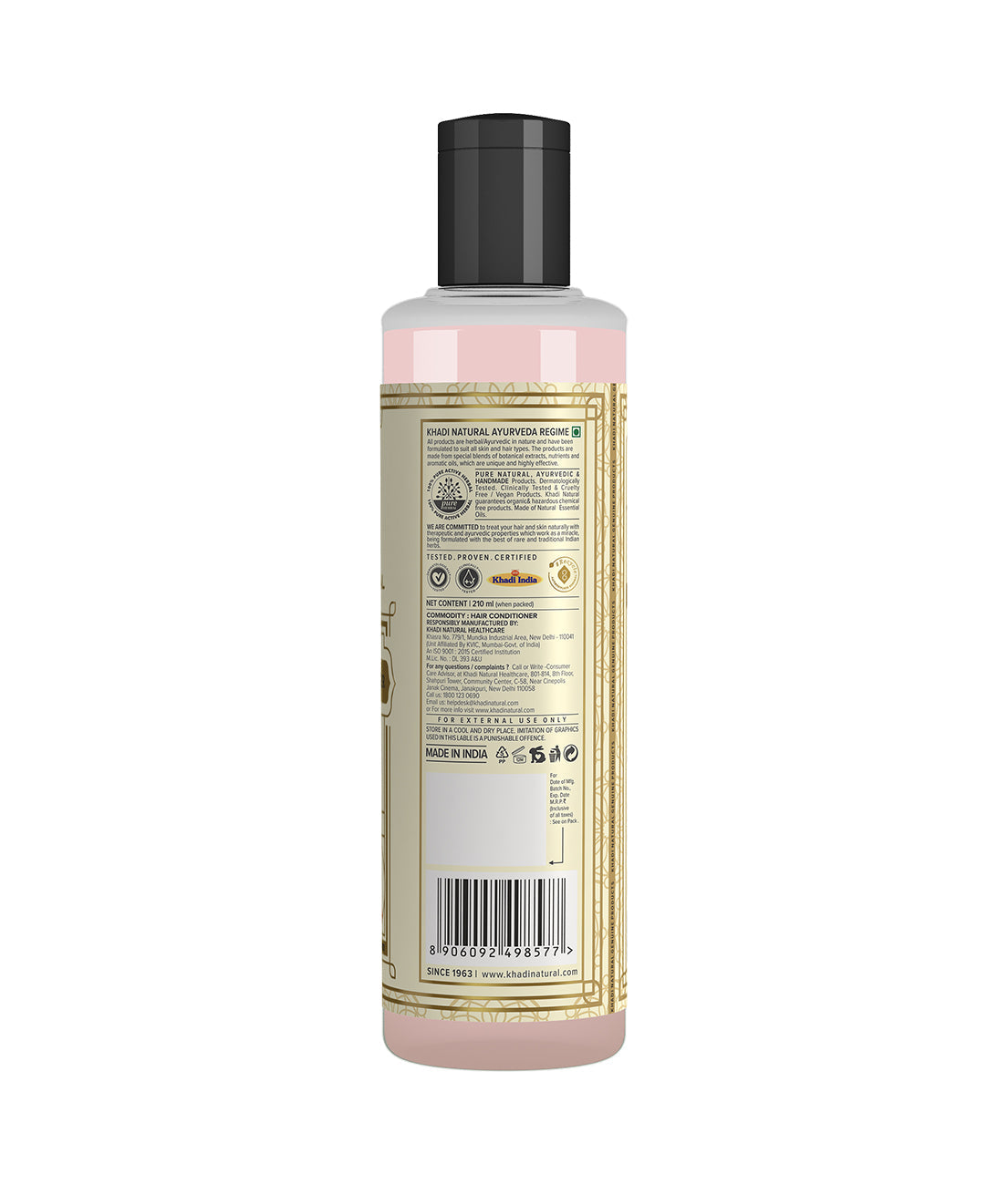 Khadi Natural Honey & Almond Hair Conditioner - 210ml - Image 5 - Buy from Indicrest