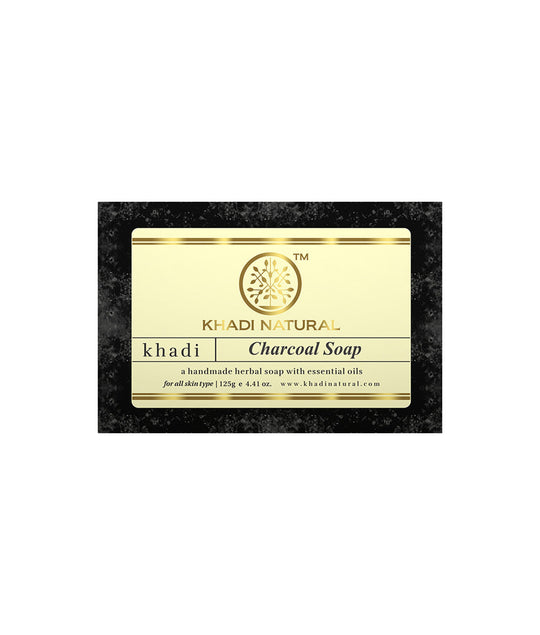 Khadi Natural Charcoal Soap - 125gm - Buy from Indicrest