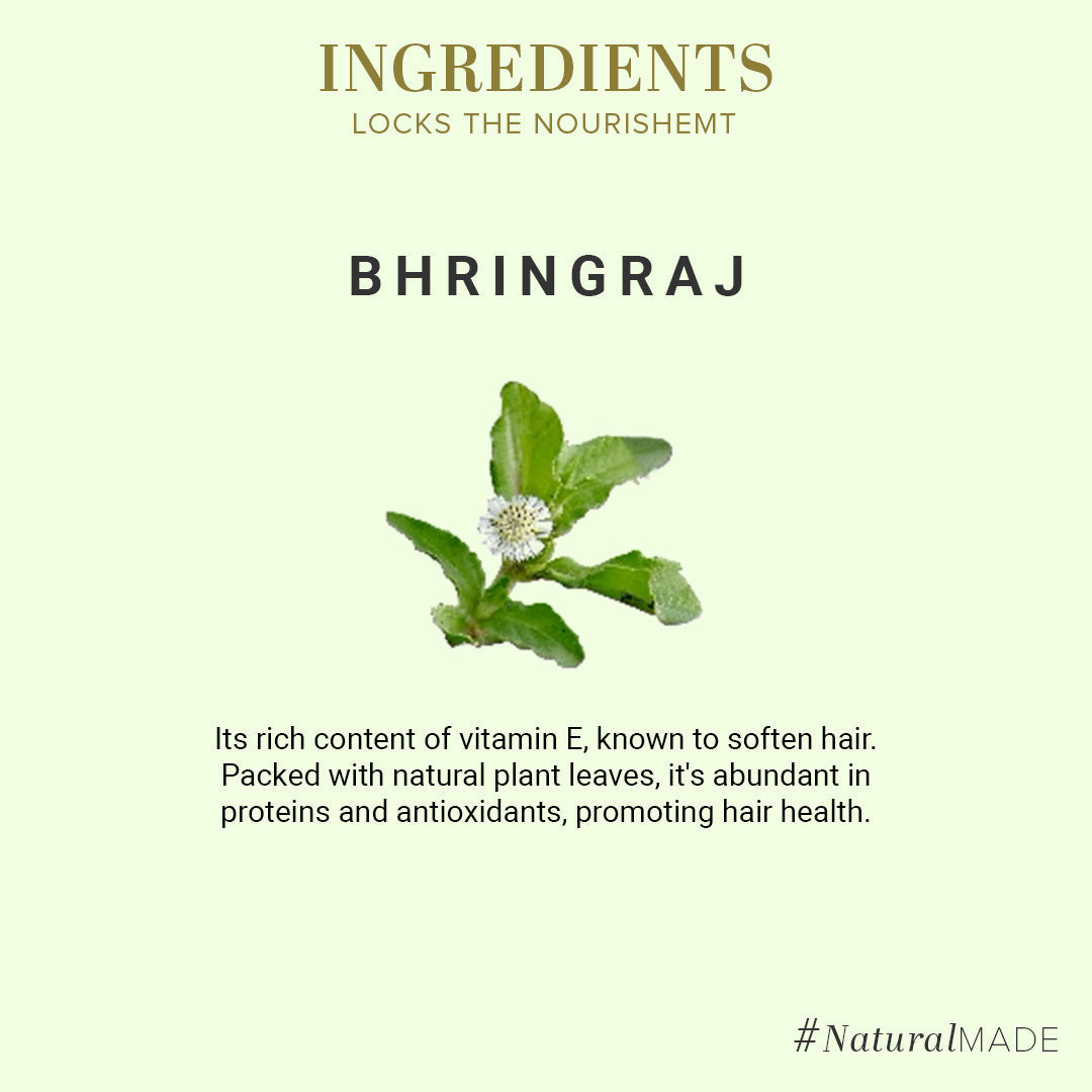 Khadi Natural Organic Bhringraj Leaf Powder For Hair - 100% Natural - 100gm - Image 3 - Buy from Indicrest