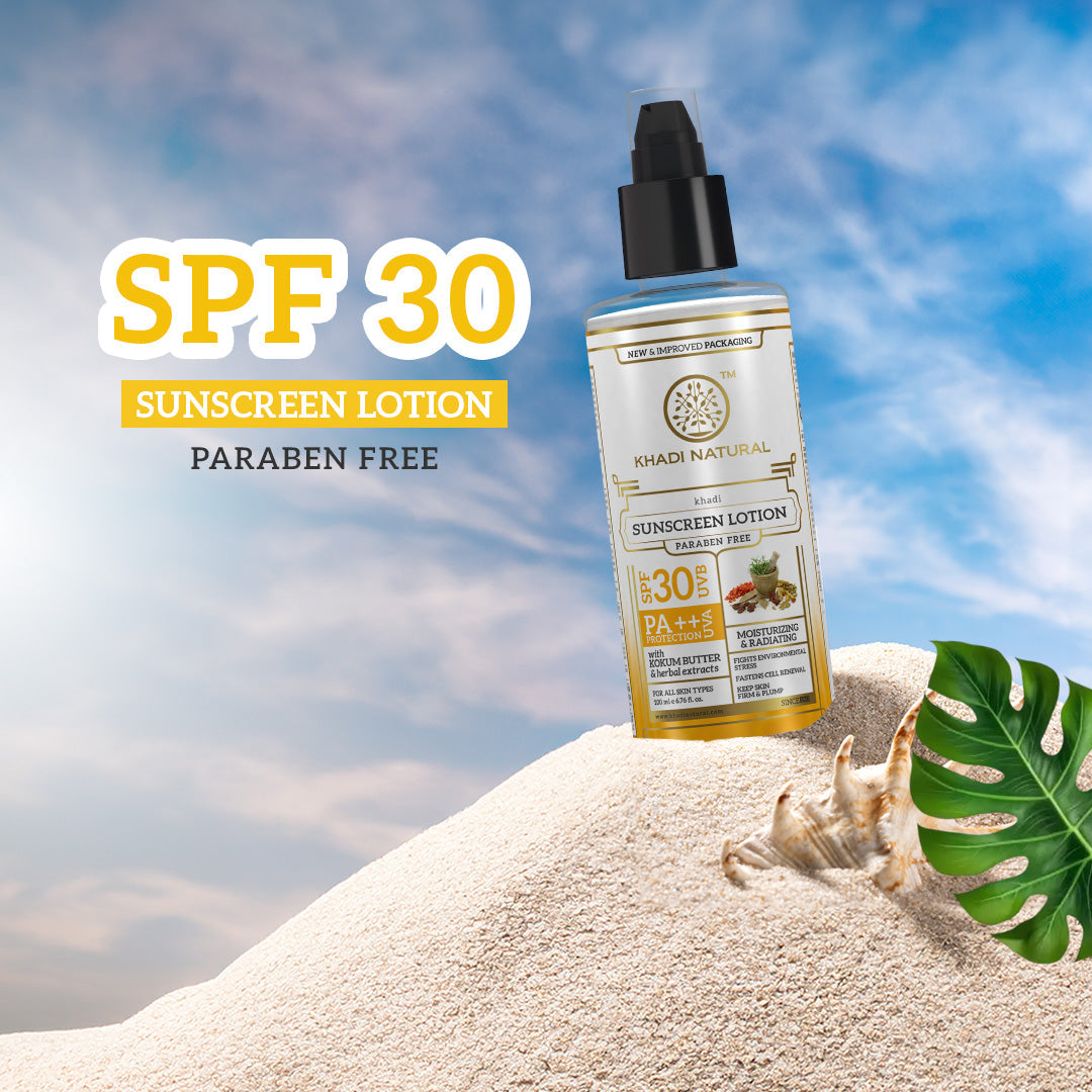 Khadi Natural Sunscreen Moisturising Lotion - SPF 30 - 100ml - Image 8 - Buy from Indicrest