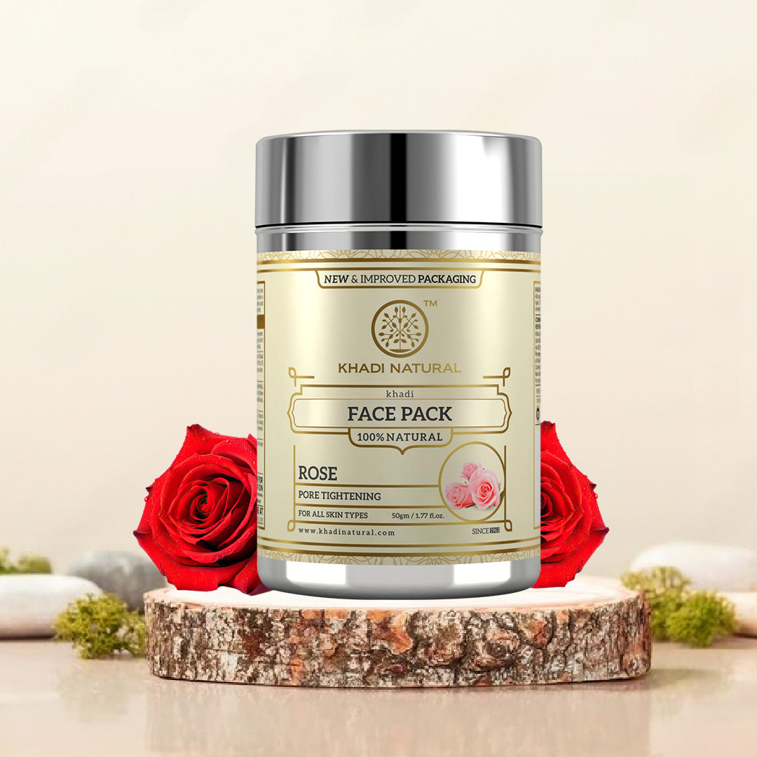 Khadi Natural Rose Face Mask - 50gm - Image 9 - Buy from Indicrest