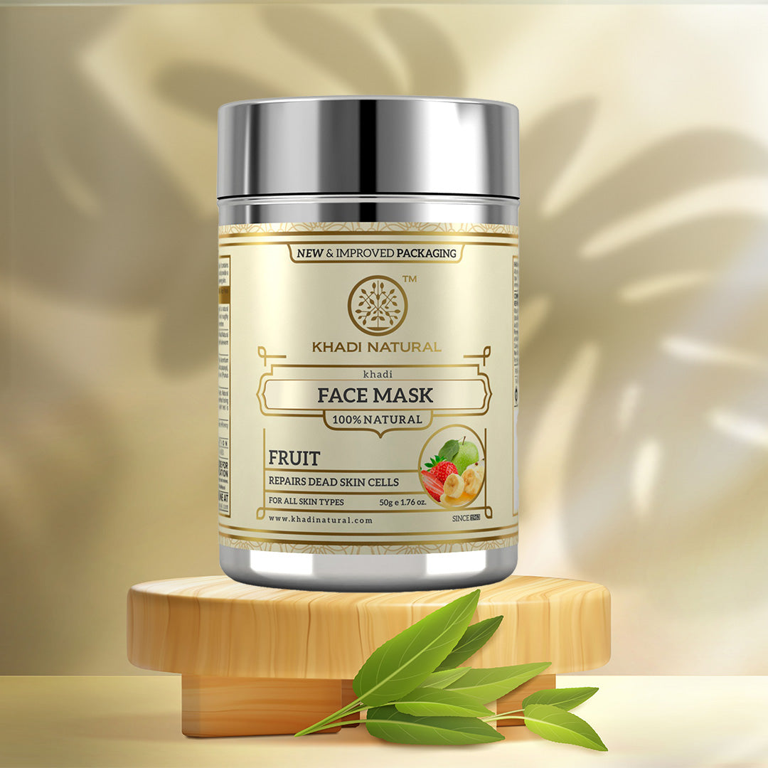 Khadi Natural Fruit Face Mask - 50gm - Image 7 - Buy from Indicrest