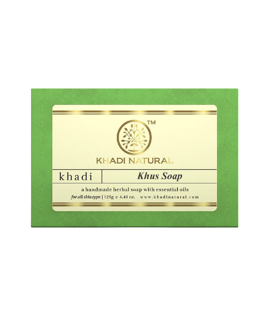 Khadi Natural Herbal Khus Soap - 125gm - Buy from Indicrest