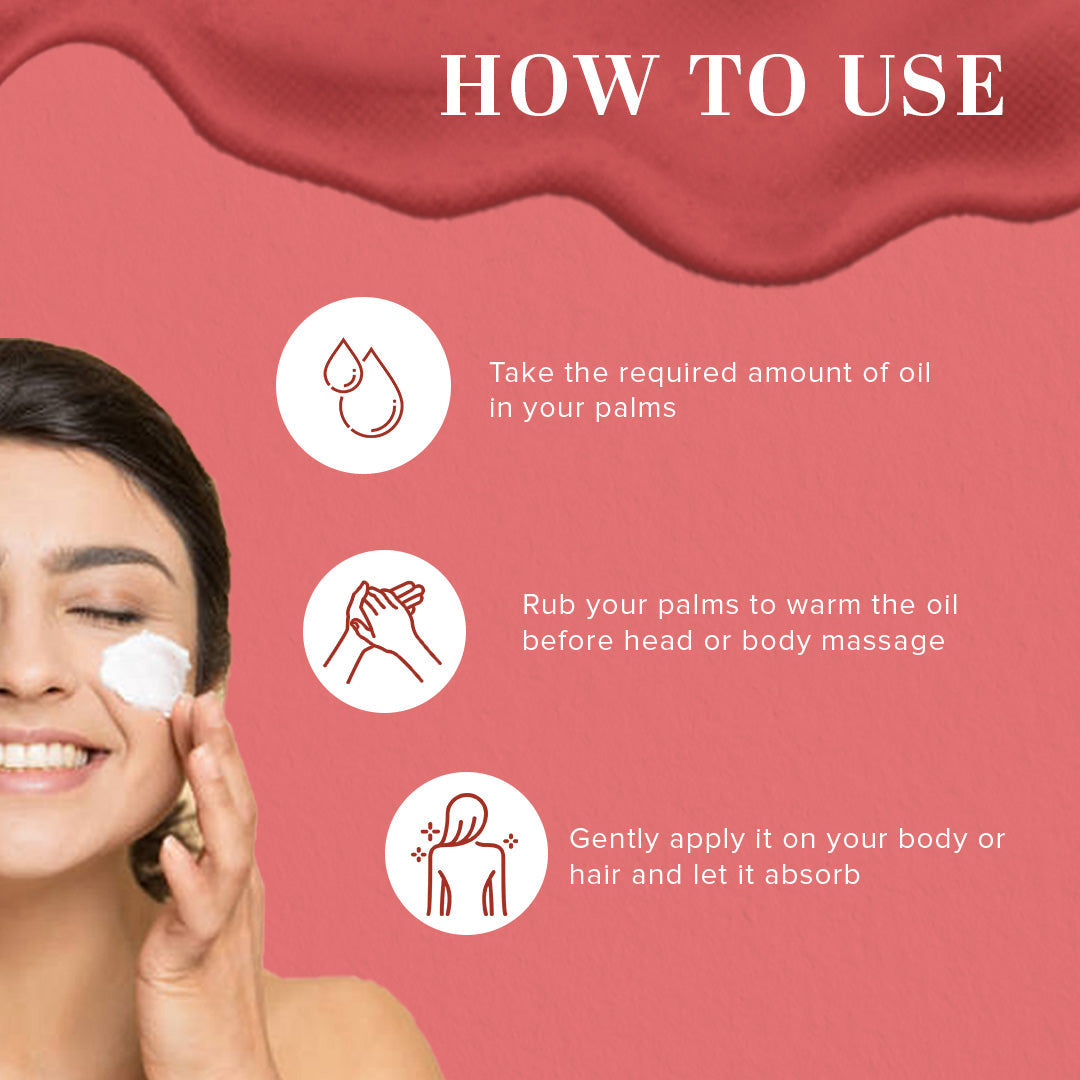 Khadi Natural Sandalwood Massage Oil - Without Mineral Oil - 210ml Sale - Image 4 - Buy from Indicrest