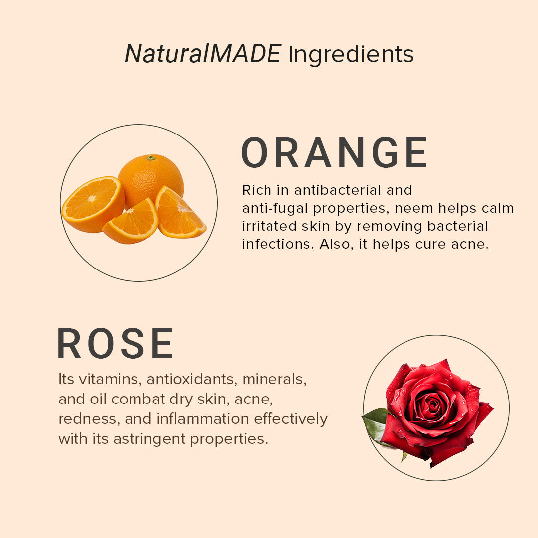 Khadi Natural Rose & Orange Face Pack - 50gm - Image 3 - Buy from Indicrest