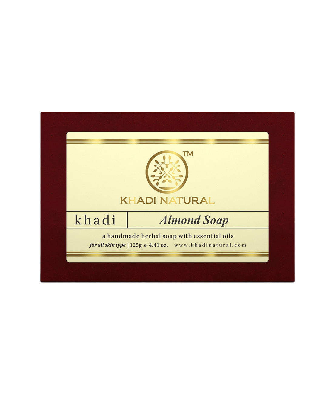 Khadi Natural Almond Soap - 125gm - Buy from Indicrest