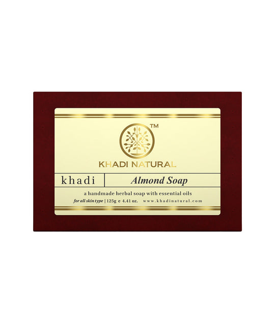 Khadi Natural Almond Soap - 125gm - Buy from Indicrest