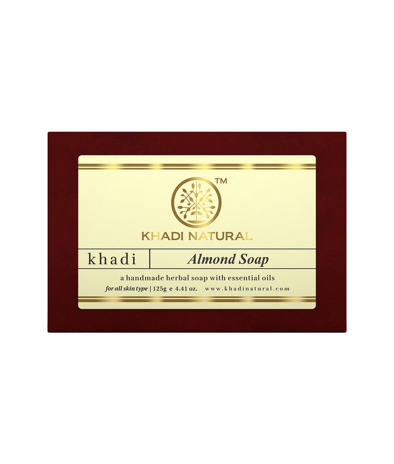 Khadi Natural Almond Soap - 125gm - Buy from Indicrest