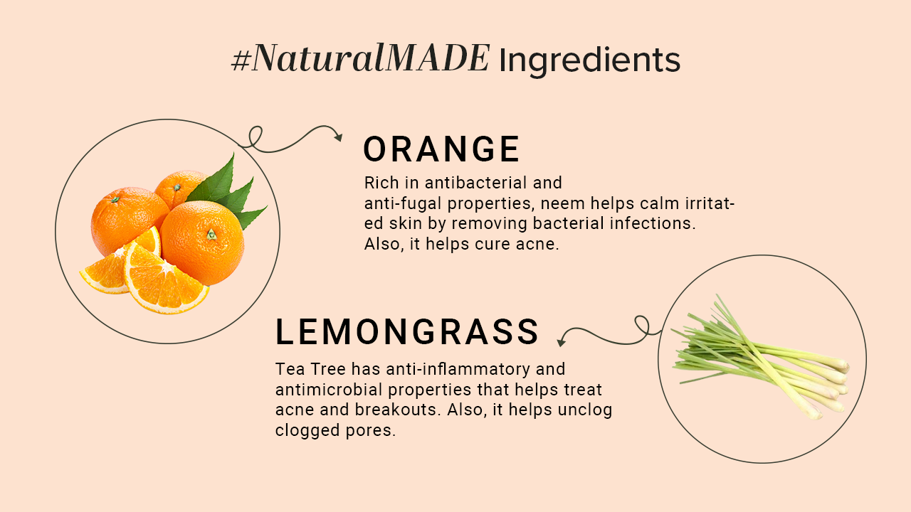 Khadi Natural Herbal Orange Lemongrass Hair Conditioner- SLS & Paraben Free - 210ml - Image 3 - Buy from Indicrest