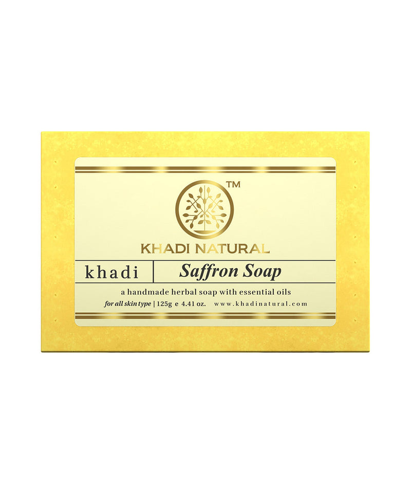 Khadi Natural Saffron Soap 125gm - Buy from Indicrest