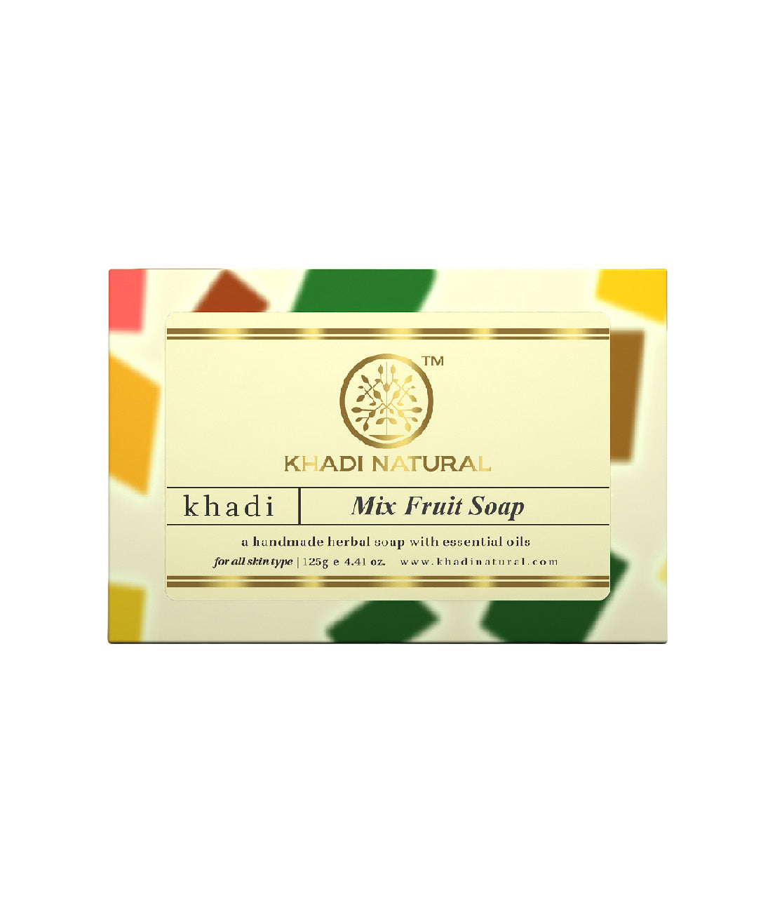 Khadi Natural Mix Fruit Soap 125gm - Buy from Indicrest