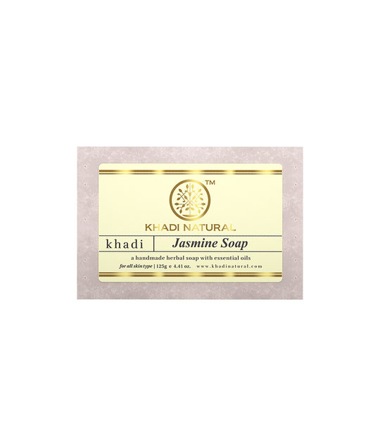 Khadi Natural Herbal Jasmine Soap - 125gm - Buy from Indicrest