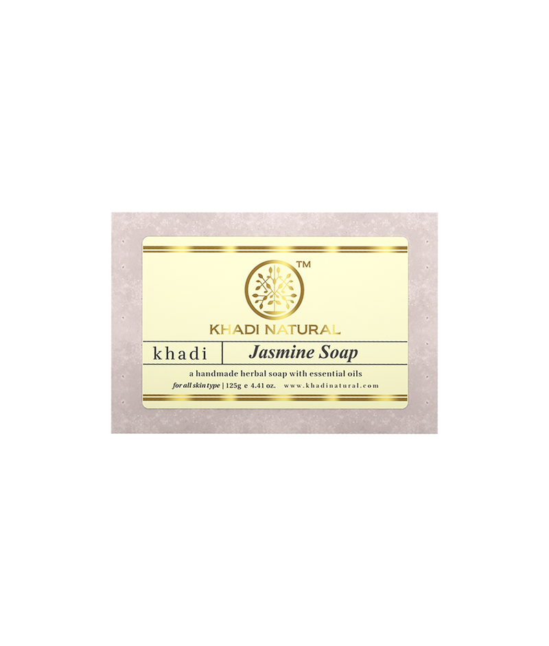 Khadi Natural Herbal Jasmine Soap - 125gm - Buy from Indicrest