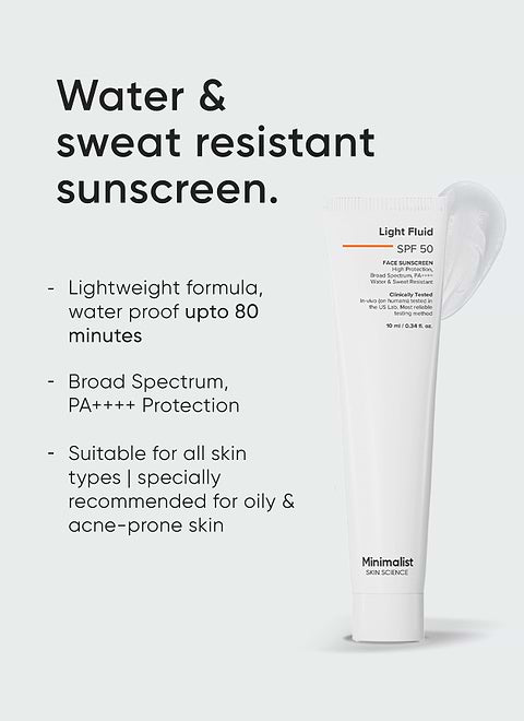Minimalist The Daily Radiance Ritual 3x Kit 50ml For Boost of glow, brightens skin tone &amp; minimize UV damage, Cleanser 30ml + Vitamin C 10% 10ml + Light Fluid SPF 50 10ml - Image 4 - Buy from Indicrest