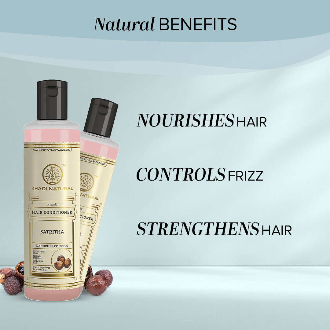 Khadi Natural Satritha Hair Conditioner - 210ml Sale - Image 2 - Buy from Indicrest