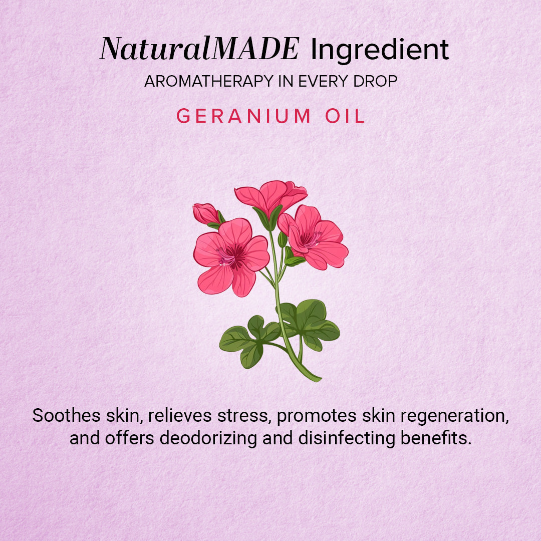 Khadi Natural Herbal Geranium Essential Oil Sale - 15ml - Image 3 - Buy from Indicrest