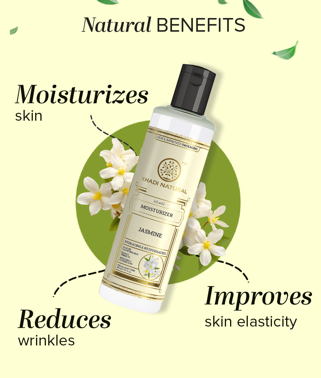 Khadi Natural Pure Jasmine Moisturizer - 210ml Sale - Image 2 - Buy from Indicrest
