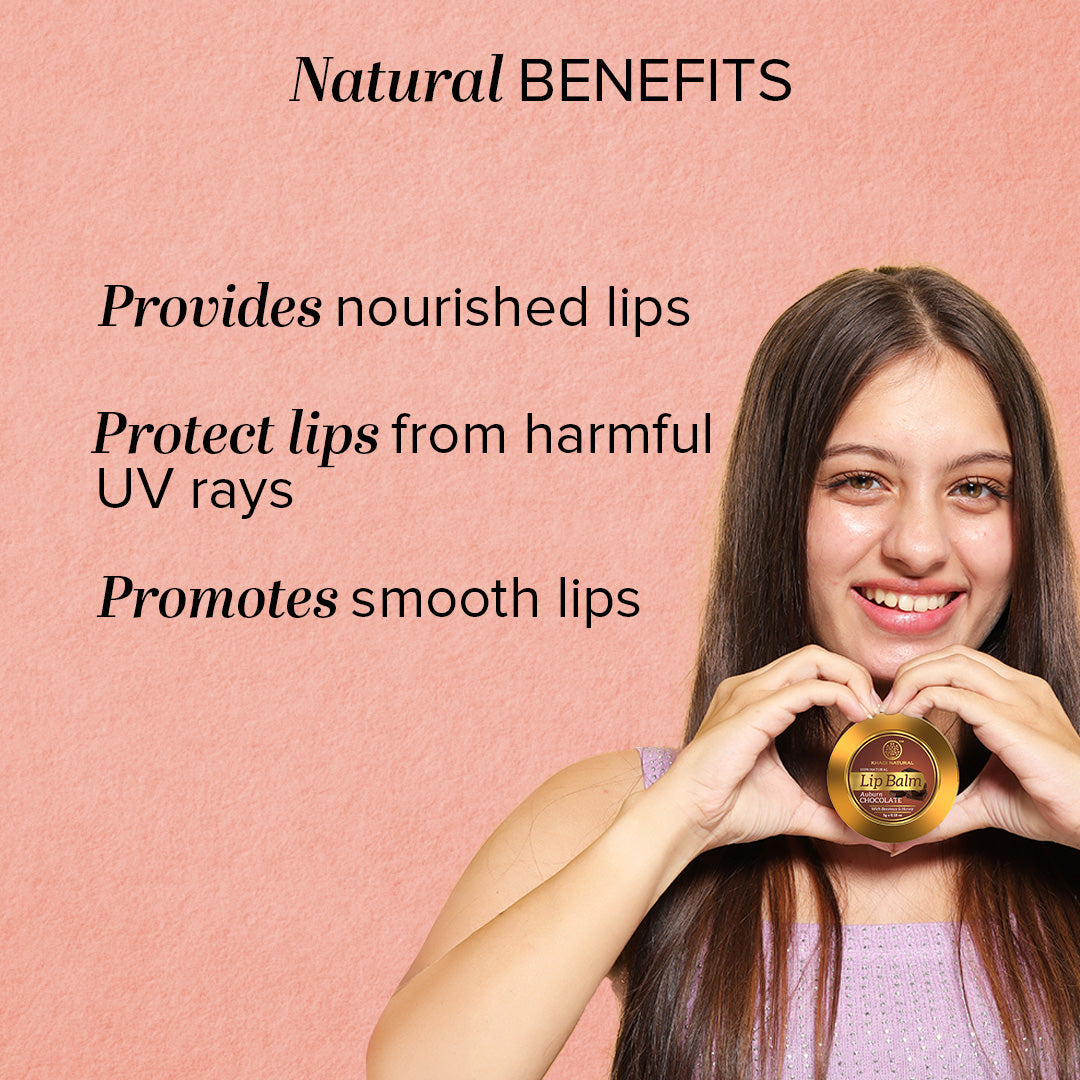 Khadi Natural Chocolate Lip Balm - 5gm - Image 2 - Buy from Indicrest