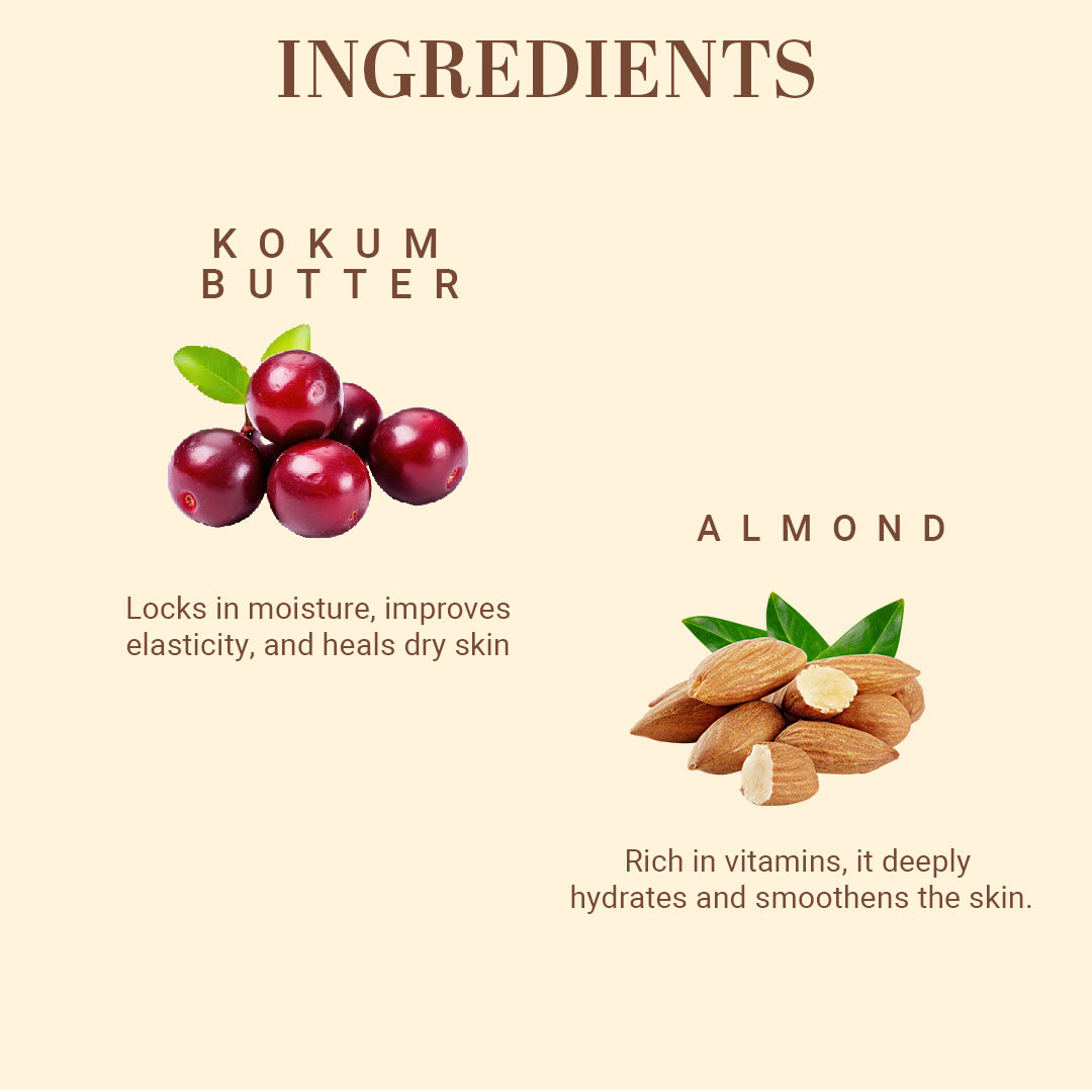 Khadi Natural Almond & Kokum Body Butter - 100gm Sale - Image 3 - Buy from Indicrest