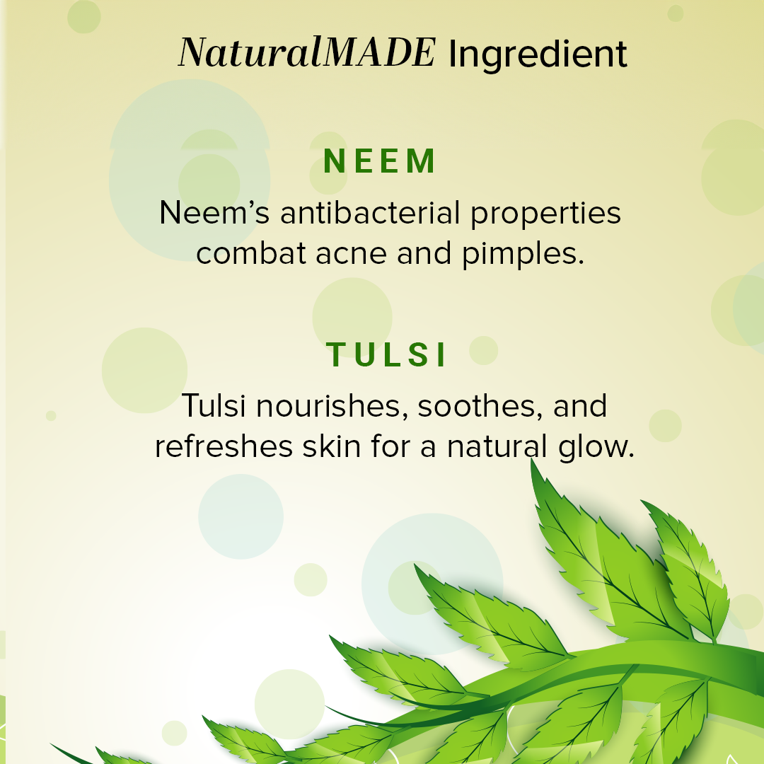 Khadi Natural Neem Tulsi Face Pack - 50gm - Image 3 - Buy from Indicrest
