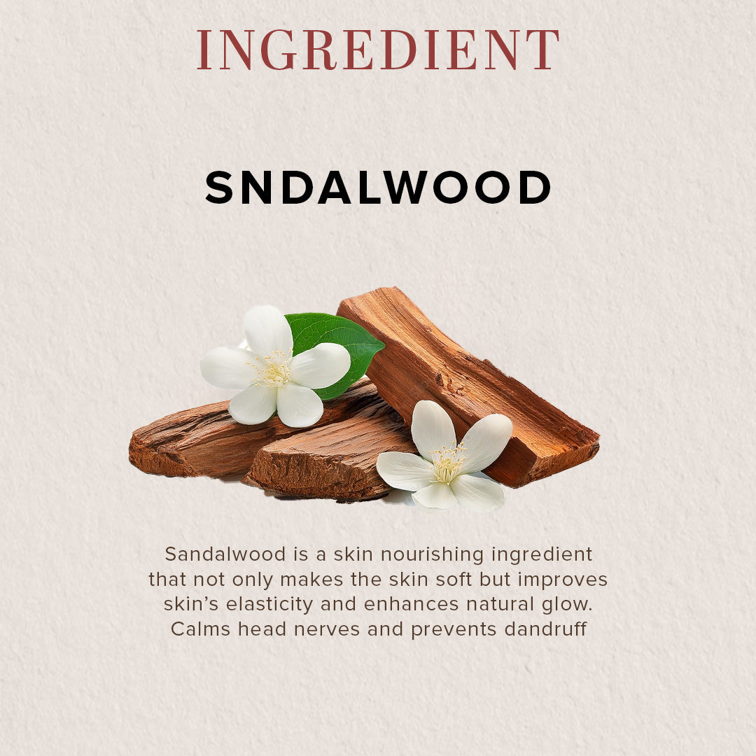 Khadi Natural Sandalwood Massage Oil - Without Mineral Oil - 210ml Sale - Image 3 - Buy from Indicrest